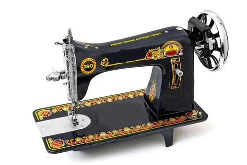 Black 4000 To 5000 Stitches/Min Polished Finish Manual Corrosion Resistant Metal Sewing Machine