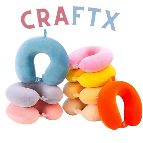 Super Soft Memory Foam Craftx Travel Pillow - Color: Available In Different Of Colors