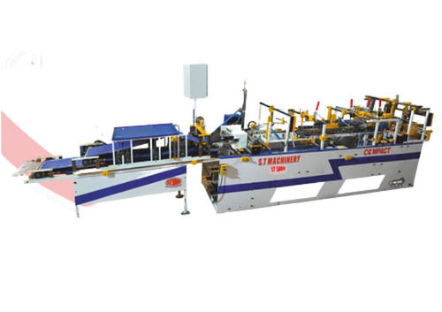 High Speed Straight Line Carton Folder Gluer Machine For Commercial Use