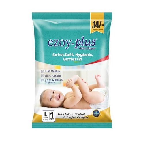 Large Size Baby Diapers - Color: White