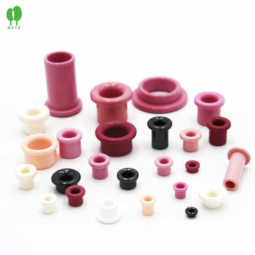 Pink Customized Alumina Ceramic Flanged Eyelet For Textile Industry