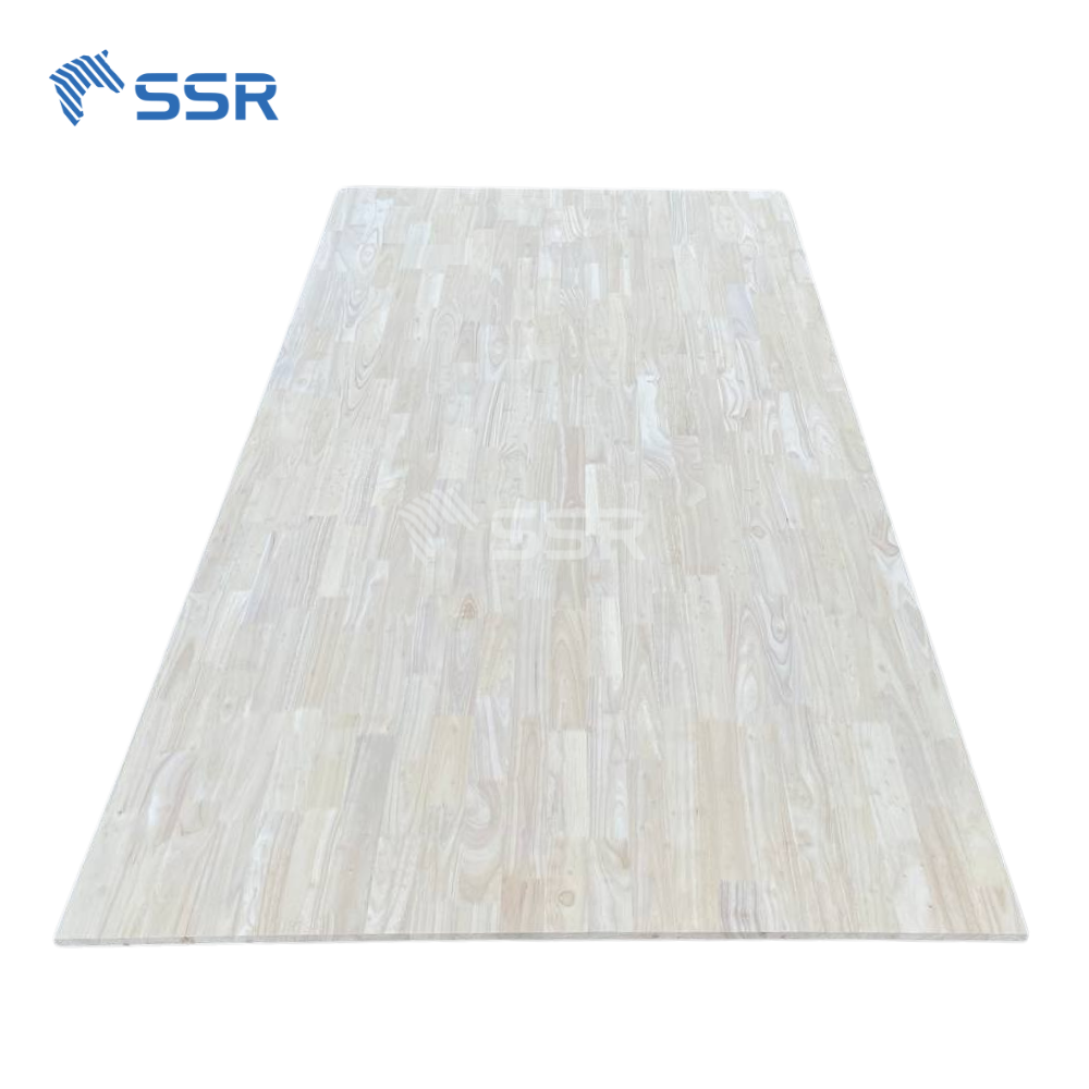 Rubber Wood Finger Joint Boards - Moisture 8-12%, Size 3650x650x18 mm | Ideal for Furniture Production, D4 Glue, Both Sides Sanded