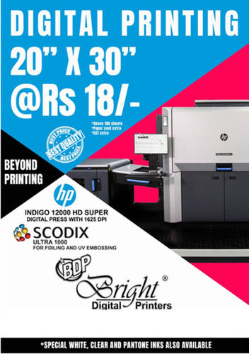 20X30 इंच डिजिटल प्रिंटिंग सेवाएं 