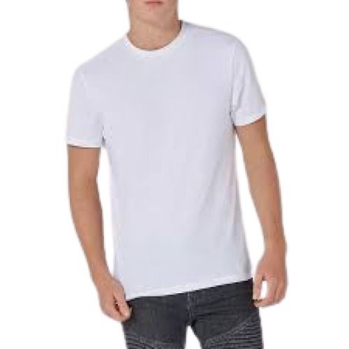 Mens Plain Casual Wear Half Sleeves Cotton T Shirt