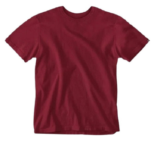 Short Sleeves Hypoallergenic Plain Absorbent O-Neck Cotton T Shirts