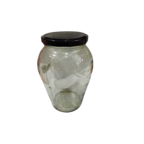 Color and Transparent 1000ml Matki Apple Glass Jar