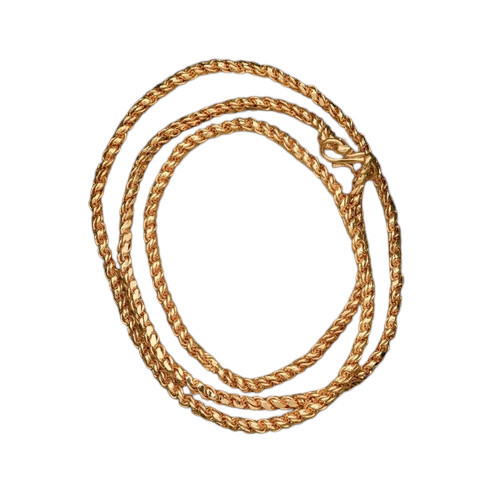 Lightweight Gold Plated Plain Mop Chain Gender: Women