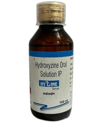 Hydroxyzine Oral Solution Hyline Syrup 100ml