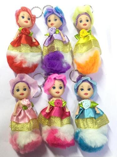 Various Fancy Colourful Doll Keychain