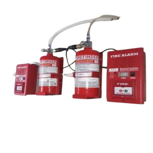 Gas Suppression System - Color: Red