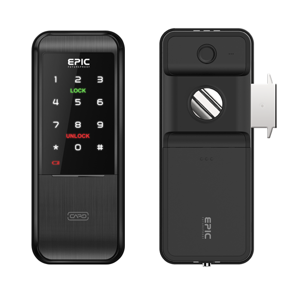 Epic Es-S520H Smart Digital Door Lock - Color: Black