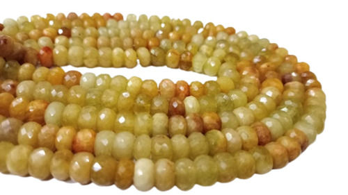 Stone Natural Yellow Aquamarine Gemstone Beads - 8Mm