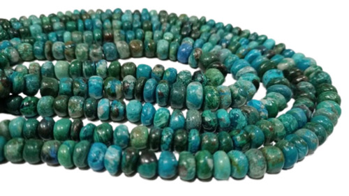 Multicolor Natural Chrysocolla 5Mm-10Mm Graduated Beads