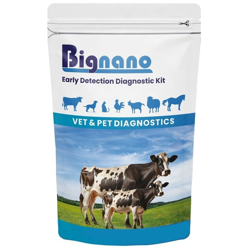 Bignano Bovine Pregnancy Diagnosis Kit - Blood Test for Dairy Cows, Detects Pregnancy-Associated Glycoprotein, Rapid Usage for Vet Labs