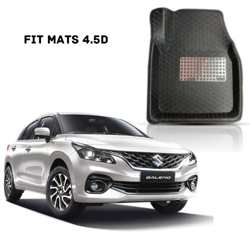 Leatherette Autoprider Fit Mats 4.5D - Economy Car Mat For Maruti Suzuki Baleno