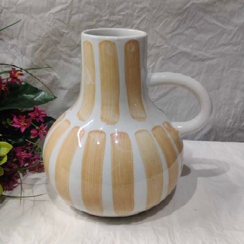 Hand Painted Conical Round Flower Vase