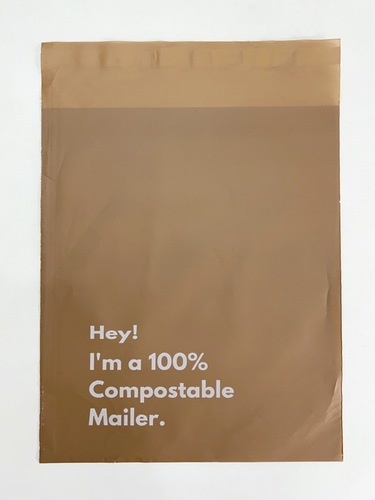 Biouva Compostable Mailer Courier Bag - Color: Brown