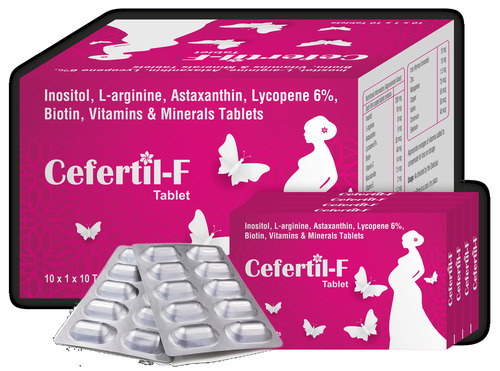 Vitamin and Mineral Tablets - 10 x 1 x 10 Tablets | Supports Follicular Development, Enhances Oocyte and Embryo Quality, Boosts Fertilization and Implantation Rates, Increases Pregnancy Success Rate, Ideal for Unexplained Infertility and Sub-fertility, For Poor Responders in ART Cycles