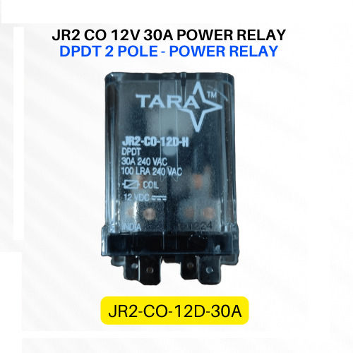 Tara Relays Heat Resistance Industrial Power Relays, 30A JR2CO