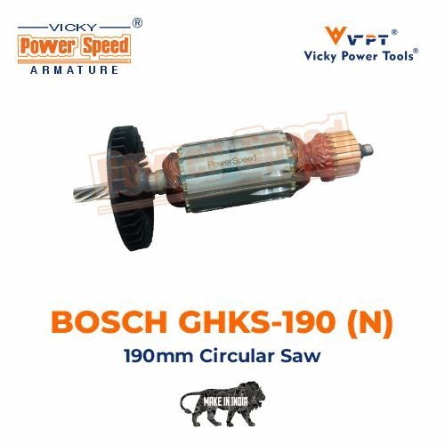 Power Speed Armature for GKS-190 N Bosch