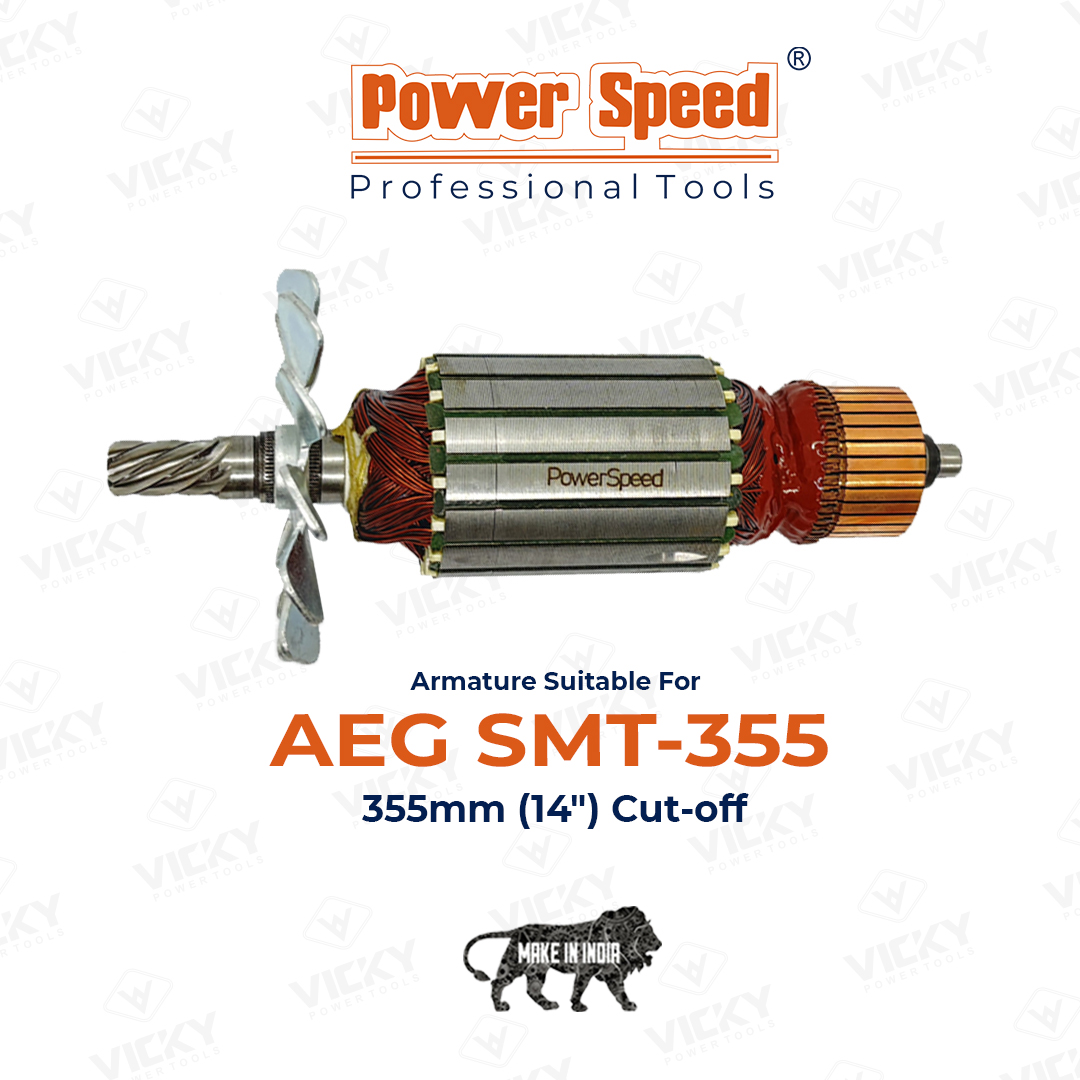 Durable Power Speed Armature For Smt-355 Aeg M/c