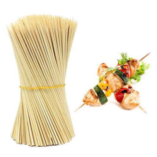 Eco Friendly BBQ 2.5MM Bamboo Grill Skewers