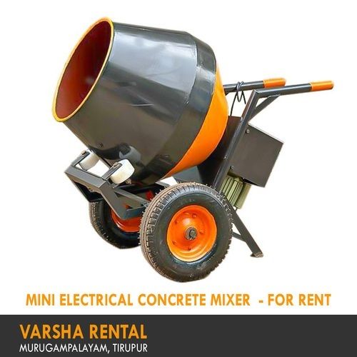 Mini Electrical Concrete Mixer Rental Services By Varsha Tools