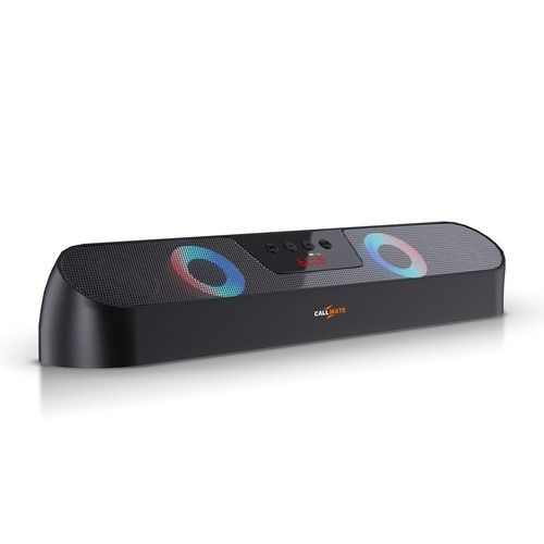 CALLMATE Audioloaf Sound Bar - 10H Playtime, 20W Dynamic Drive, Bluetooth 5.3, RGB Lights - Ultimate Media Experience with Multiple Connectivity Options!