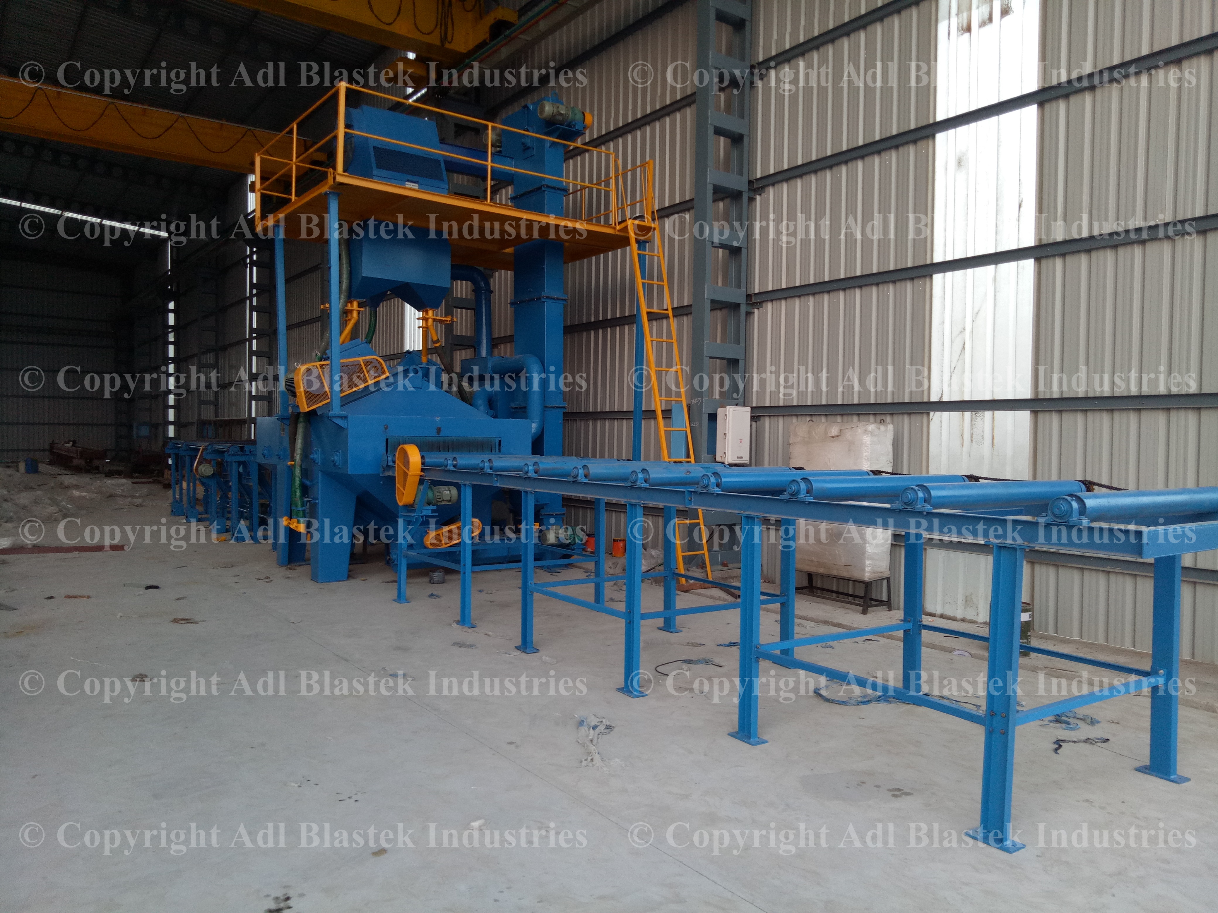 Pipe Shot Blasting Machine 2 Voltage: 415 V