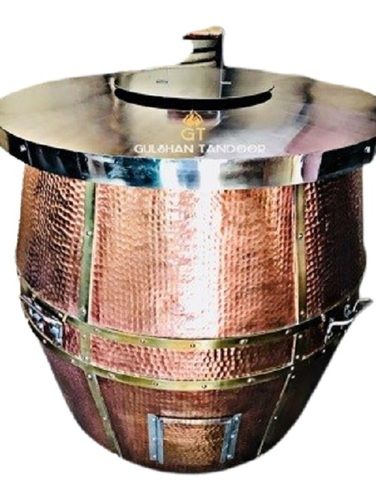 LPG Round Stainless Steel Top Copper Tandoor 36X36