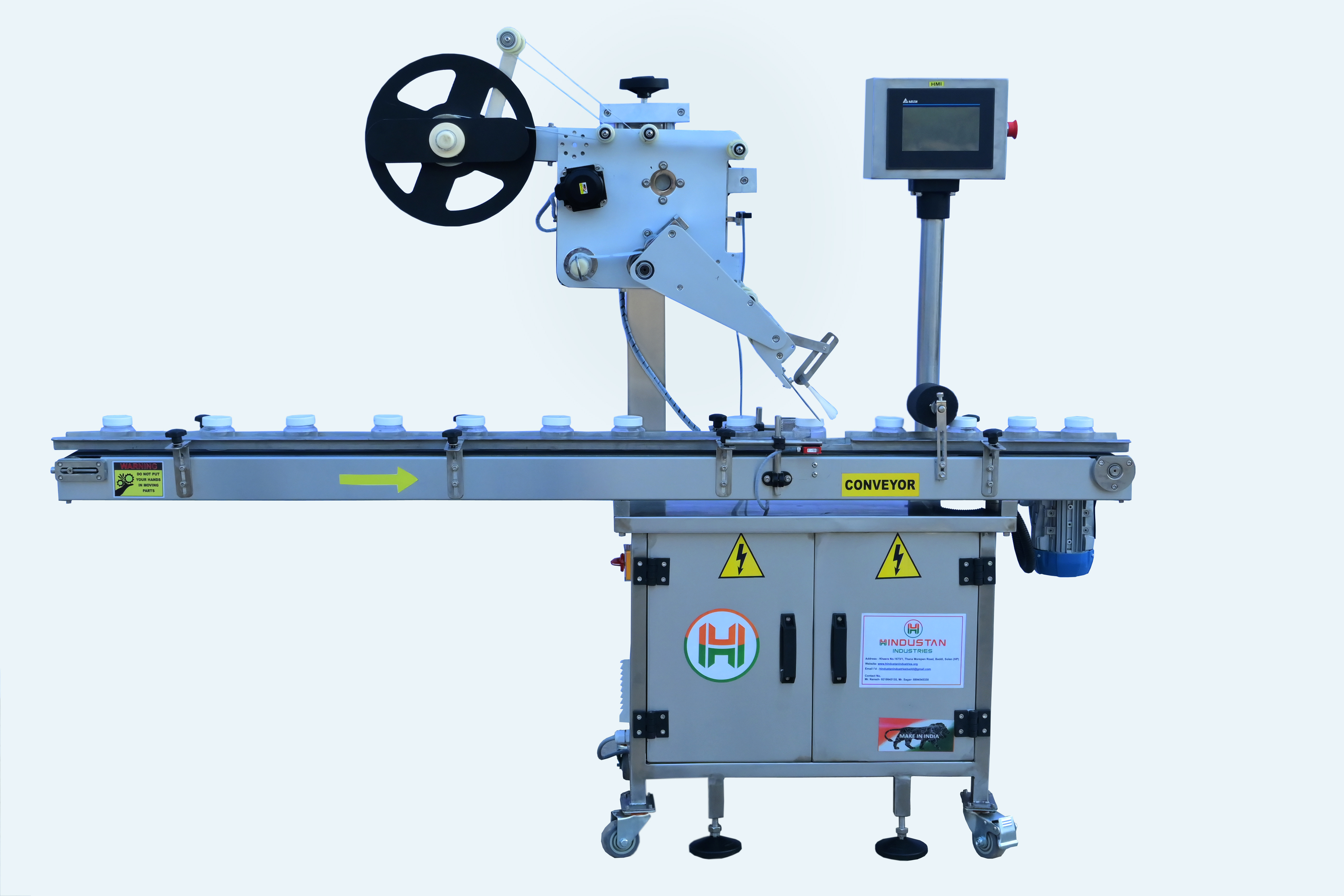 Top Side Sticker Labeling Machine