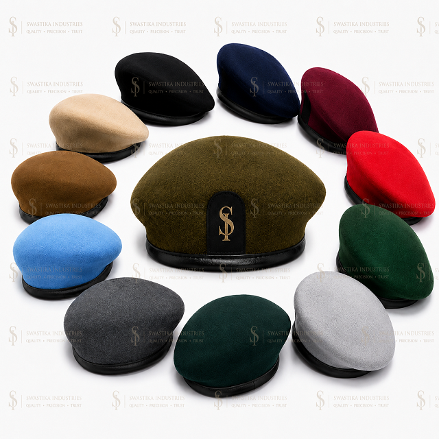 Military Beret Caps - Age Group: All