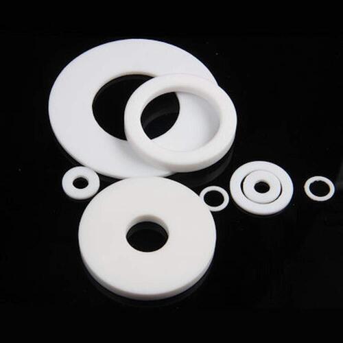 PTFE Washers - High Chemical Resistance, Multiple Sizes Available, Smooth Surface Finish , Corrosion Protection Features, Insulating & Spacing Function