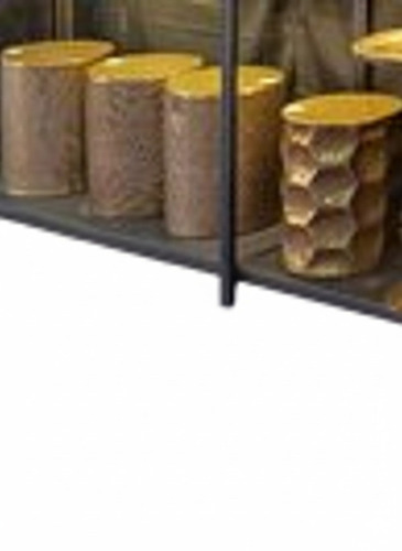 Aluminium Metal Stool With Brass Antique Finish - Brand Name: Homestyle