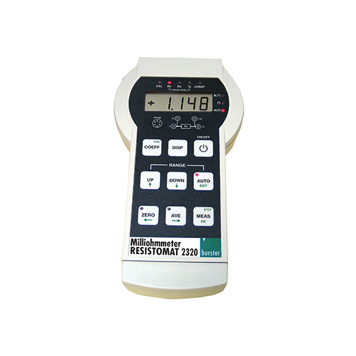 Battery-Operated Milliohmmeter - Resistomat(R) 2320 - Weight: 1  Kilograms (Kg)