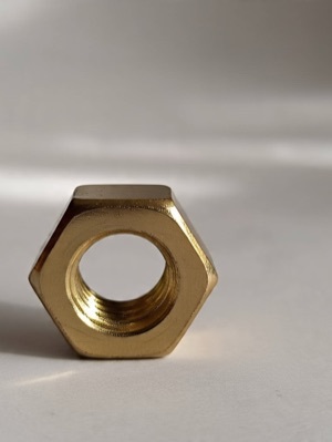 Automotive Brass Swivel Adaptor - 9mm Outer Diameter, Golden, Polished Finish | Leak-Free Connections, Rust Proof, Smooth Swivel Action