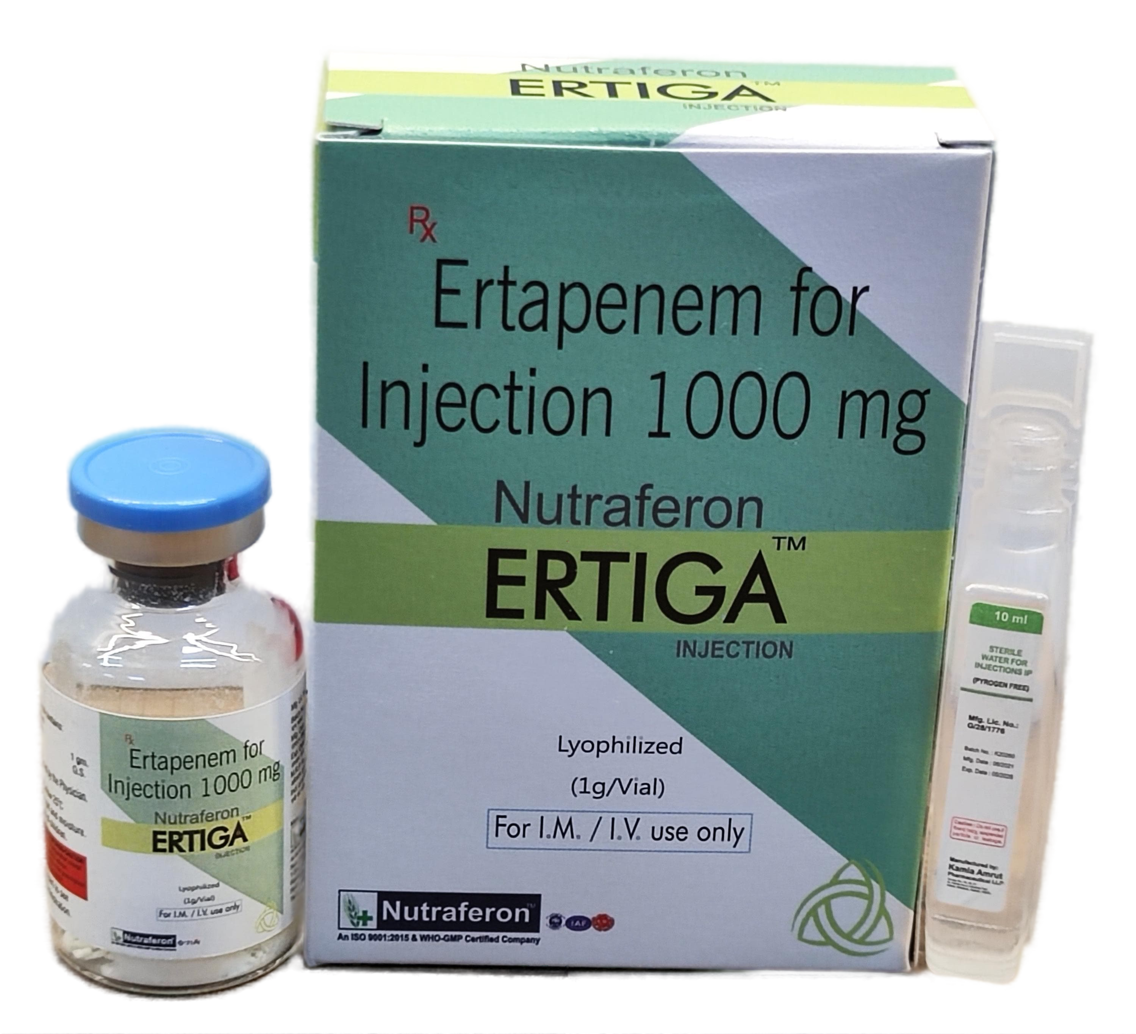 Nutraferon Ertiga 1G Injection - Physical Form: Liquid