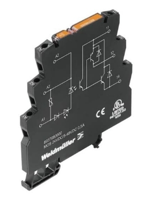 Electrical Relays - 80x50mm Black Miniature Design | 24V DC Low Power Coil 1 Ohm Contact Resistance 1 Year Warranty