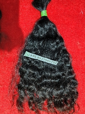 Comfortable And Easy Fit Black Wavy Hair
