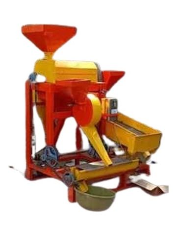 Free Standing 5 HP Dal Mill Machine with Grader Three Phase