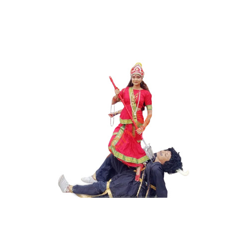 Red Bt Durga Mata Fancy Dress Costume For 4 Years to Adult Size