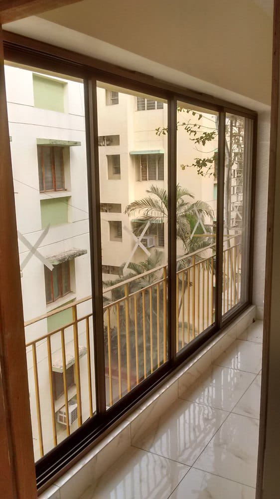 Aluminium Sliding Windows - Plain Rectangular, Polished Finish | Easy To Fit, Aluminum Material, Stainless Steel Screen Netting