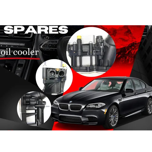 Automotive Engine Oil Coolers - Color: Black