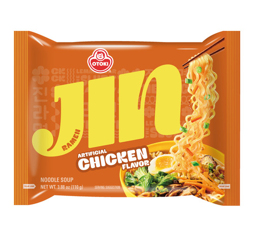 Jin Ramen Instant Noodles - 110g Vacuum Pack | Low-Fat, Low-Salt, Instant Convenience, High-Quality Ingredients for All Ages