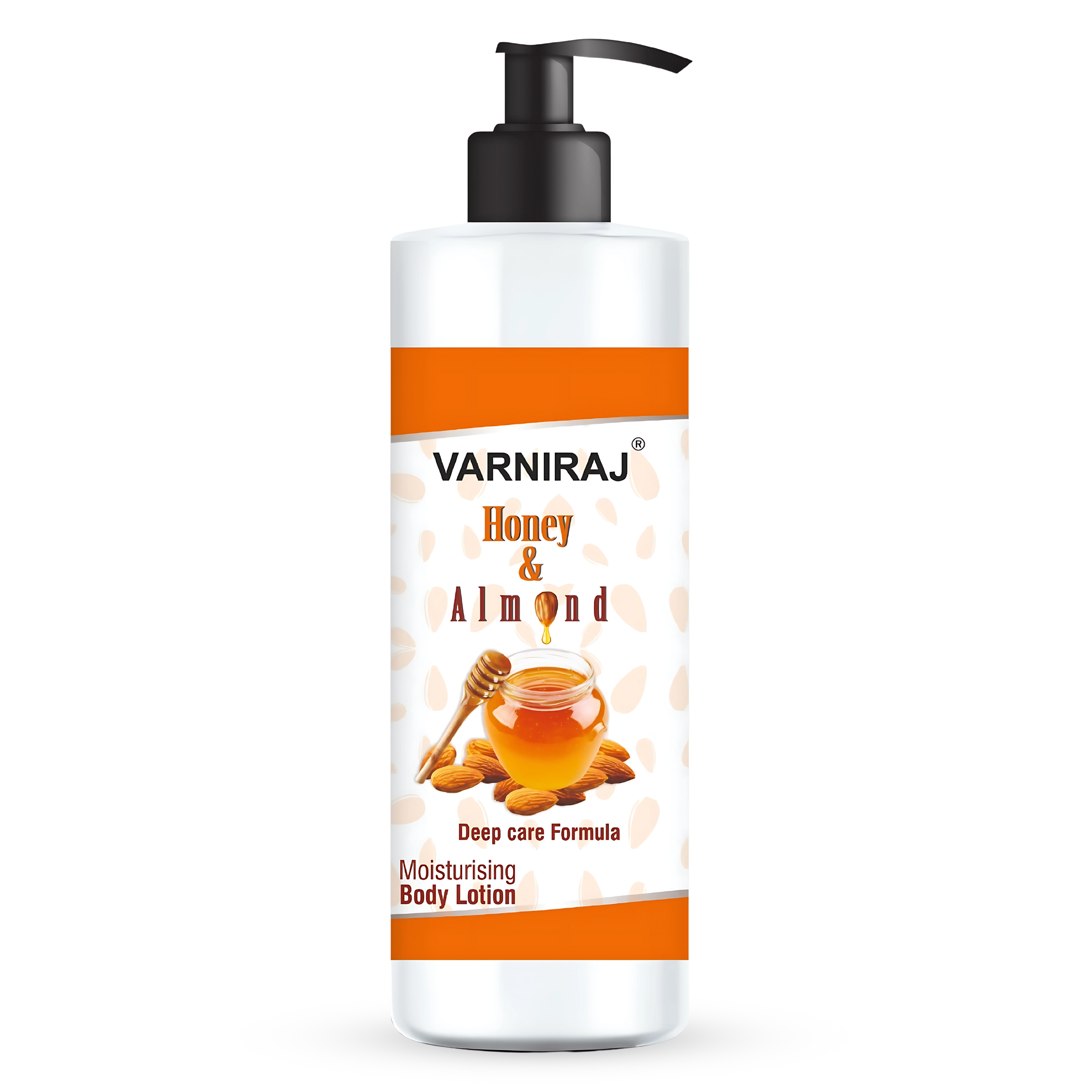 Varniraj Honey Almond Body Lotion (500 Ml) - Color Code: White