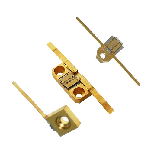 High Power Diode Laser Mount Devices - Very Good Quality, Fine Finished, Durable Design | Suitable for Industrial Pump, Laser Equipment, R&D, Biomedical Applications - Golden Color, Standard Size, 1 Year Warranty