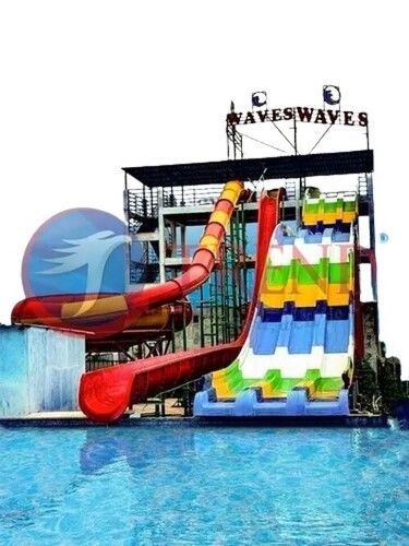 Swimming Pool Combination Slide - Material: Frp