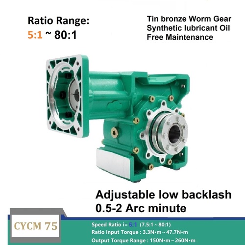 Cycm75 Worm Gear Reducer - Max. Length: 367 Millimeter (Mm)