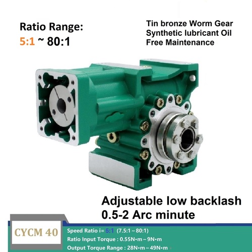 Cycm40 Worm Gear Reducer - Size: 267*221.5*173 Mm