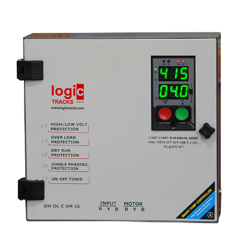 3 Phase Pump Control Panel - Base Material: Metal Base